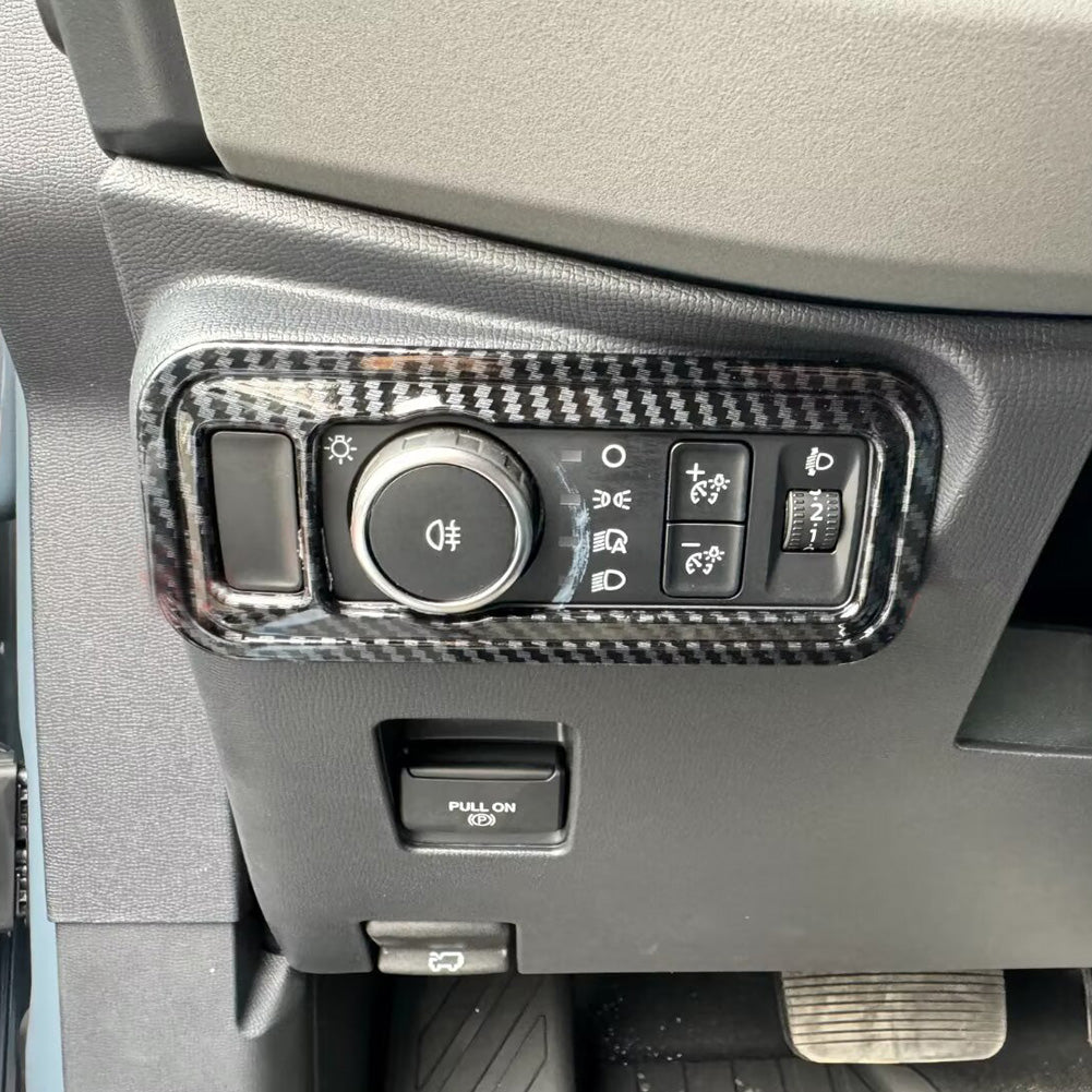 Fit for Ford Bronco 2023 2024 2025 Interior Headlight Lamp Switch Control Cover Trim