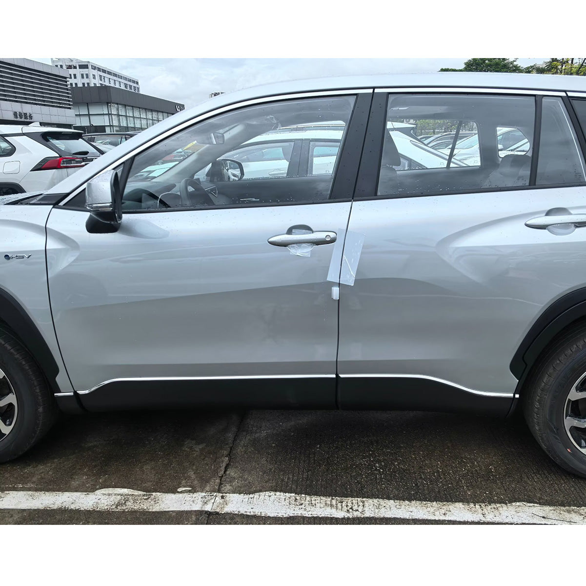 Fit for Toyota New Corolla Cross/Corolla Cross Hybrid 2025 2026 Door Body Side Skirt Molding Cover Trims