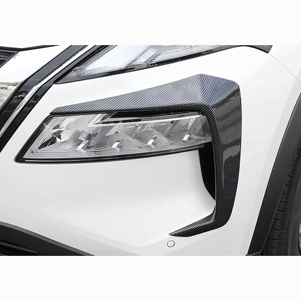 Fit for Nissan Rogue 2021 2022 2023 Front Fog Light Side Fender Vent Air Outlet Bezel Cover Trims