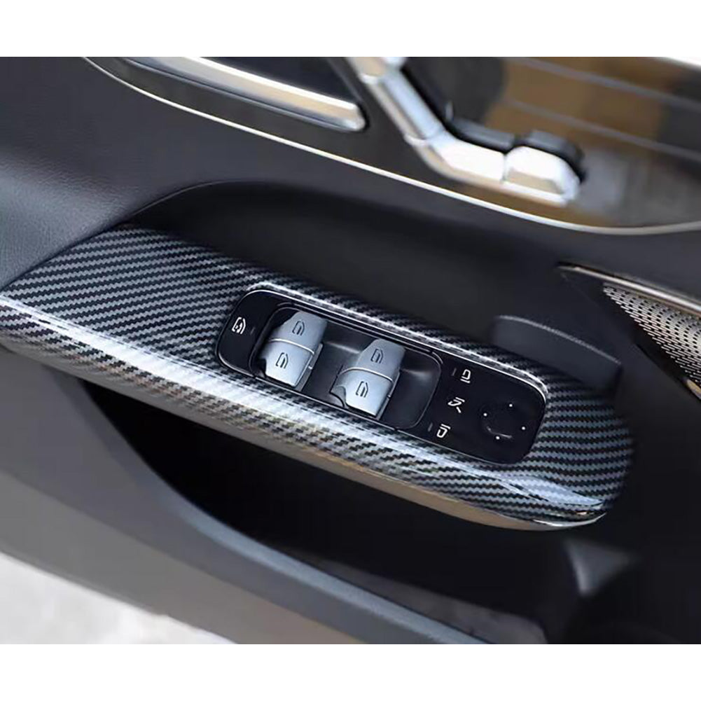Fit for Mercedes-Benz 2022 2023 C-Class C300 C200 C220d AMG Interior Window Switch Plate Panel Cover Trims