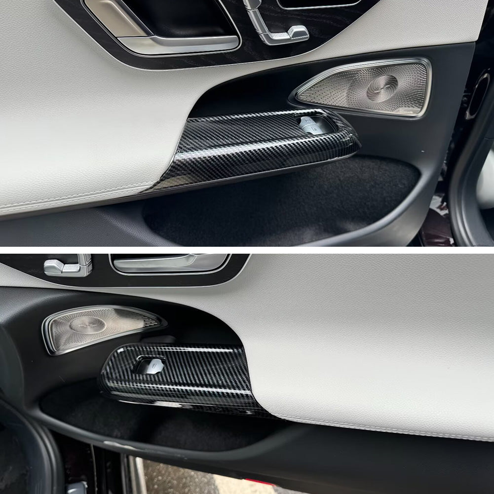 Fit for Mercedes-Benz E-Class W214 E200 E300 E450 2023 2024 2025 Interior Window Switch Plate Panel Cover Trims