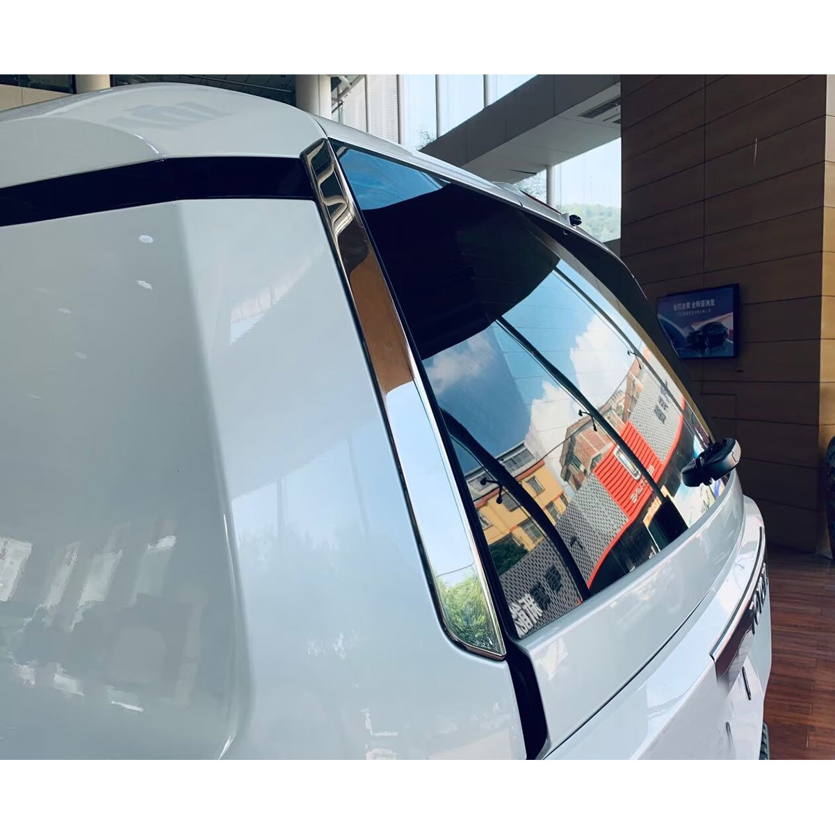 Fit  for Lexus New GX GX550/Toyota Land Cruise LC250 2024 2025 2026 Rear Spoiler Wing Side Beveled Window Cover Trims