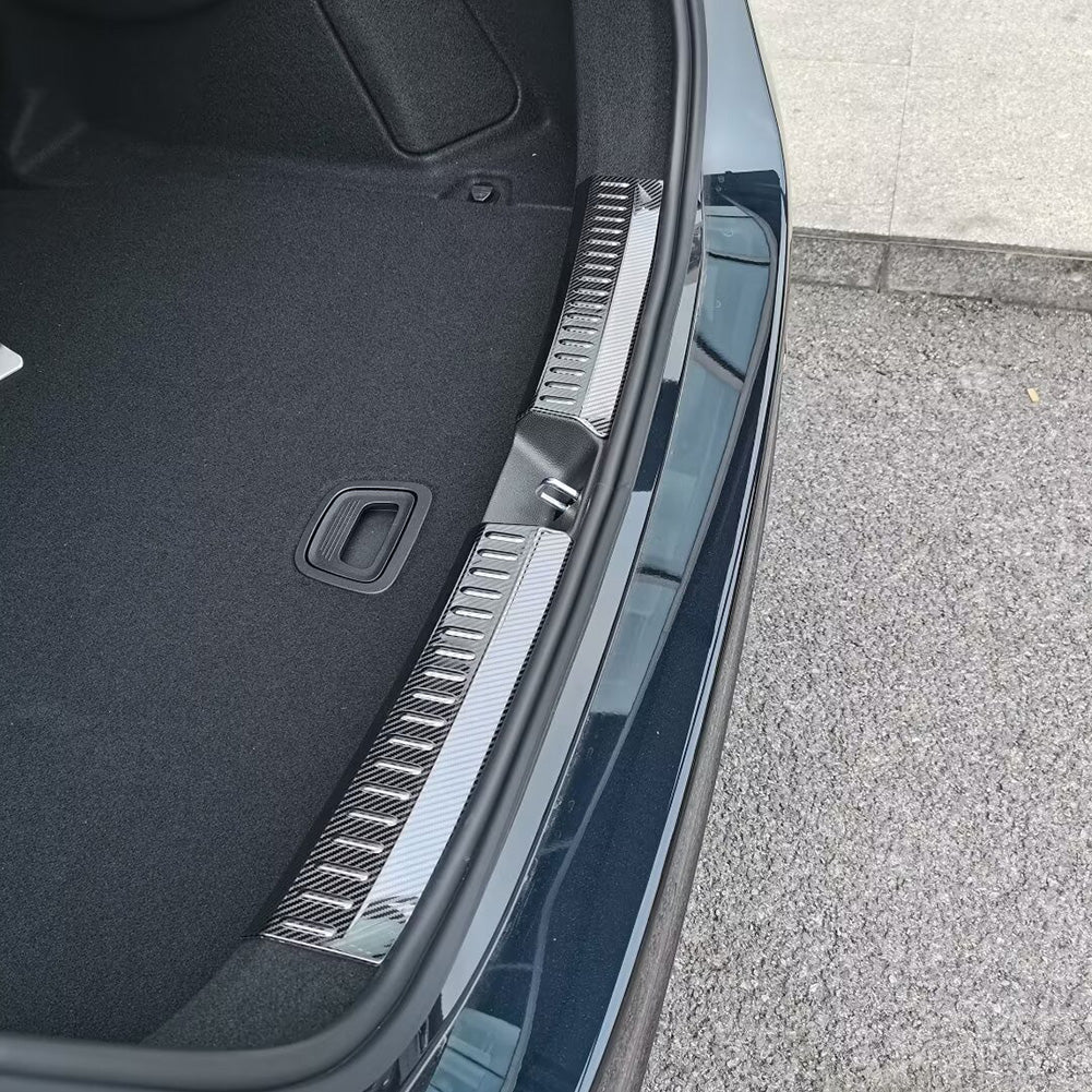 Fit for Mercedes-Benz Eclass E-Class 2023 2024 W214 E200 E300 E450 Rear Interior Bumper Sill Plate Guard Cover Trim