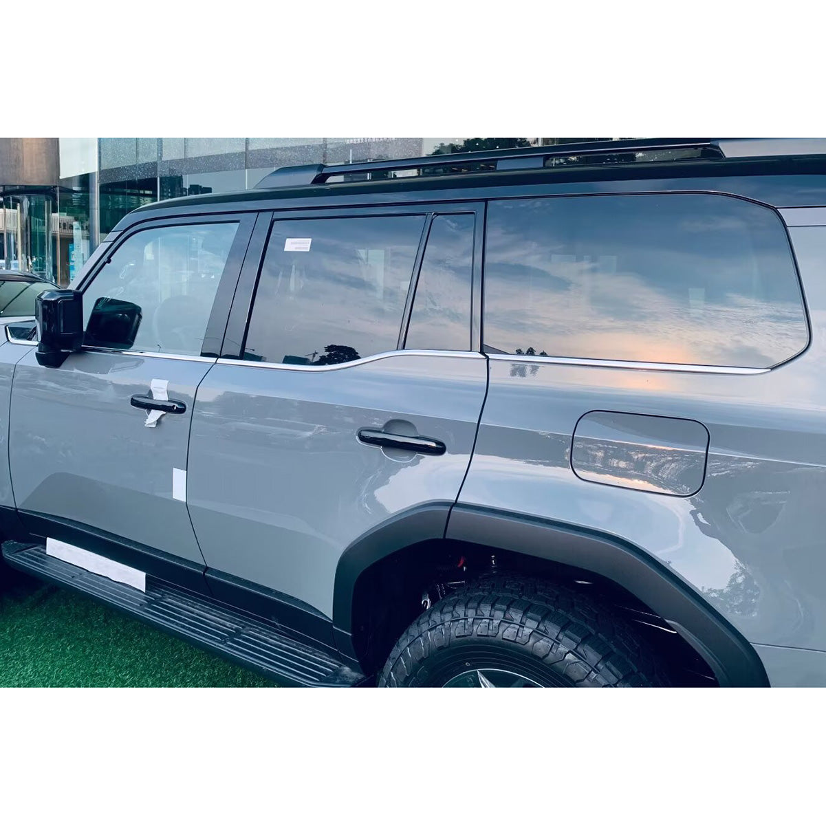 Lexus New GX 550 GX550 2024 2025 Lower Windows Frame Sill Molding Cover Trims Stainless Steel