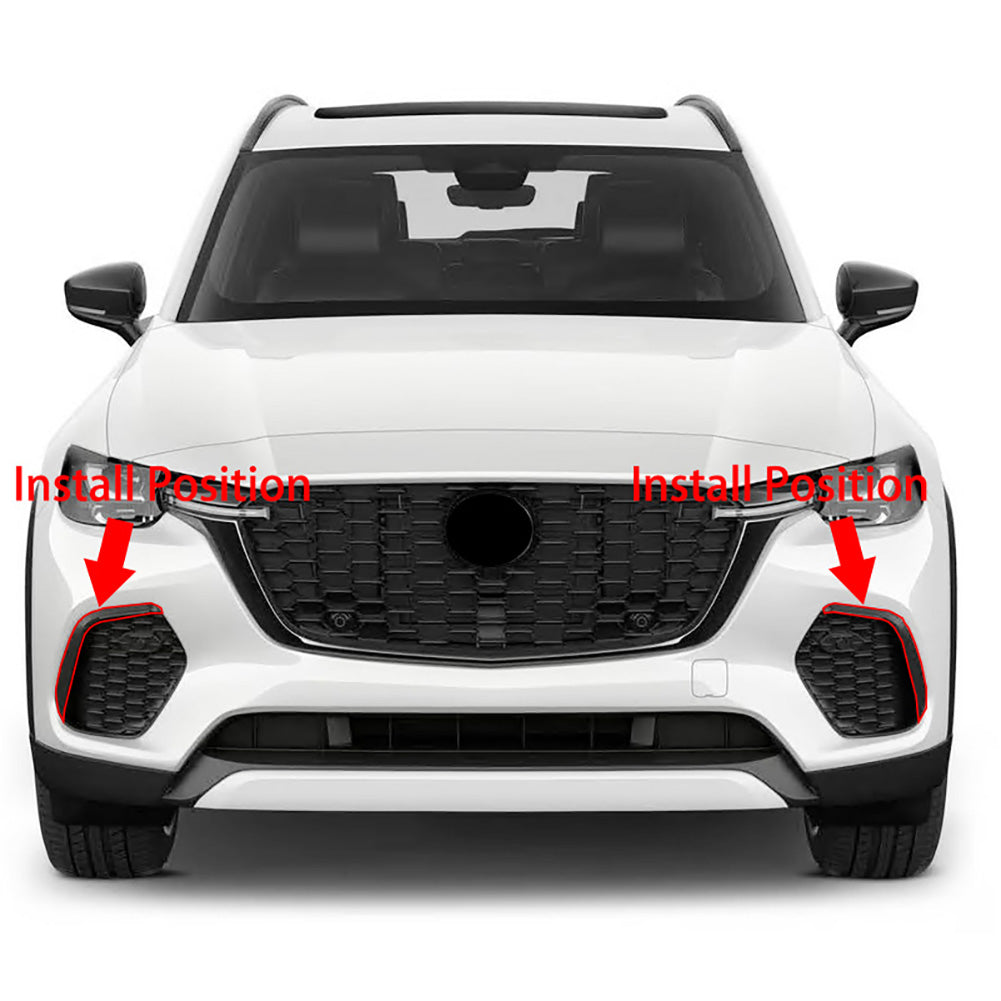 Fit for Mazda New CX-70 2025 2026 Front Bumper Side Vents Air Outlet Cover Trims