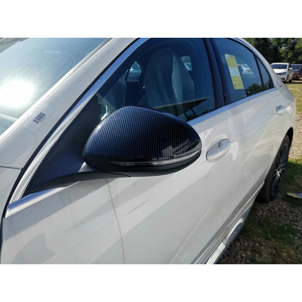 For Mercedes-Benz E-Class W214 E200 E300 E450 2023 2024 2025 Rear View Mirror Guard Cover Trims ABS