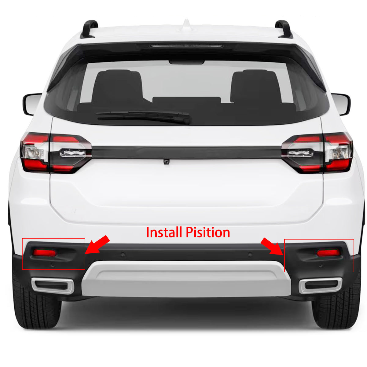 Fit For Honda New Pilot 2025 Rear Fog Light Cover Trims