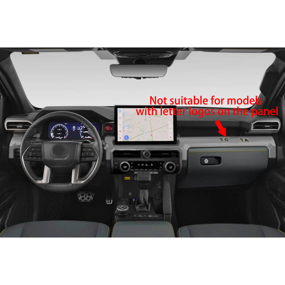 Fit for Toyota 4Runner 2025 2026 Center Console Dashboard Molding Cover Trim