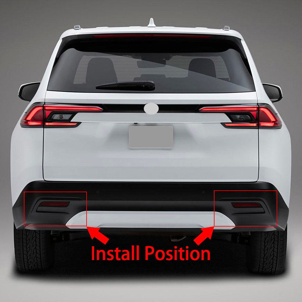 Fit For Toyota New Grand Highlander 2024 2025 2026 Rear Fog Light Cover Trims