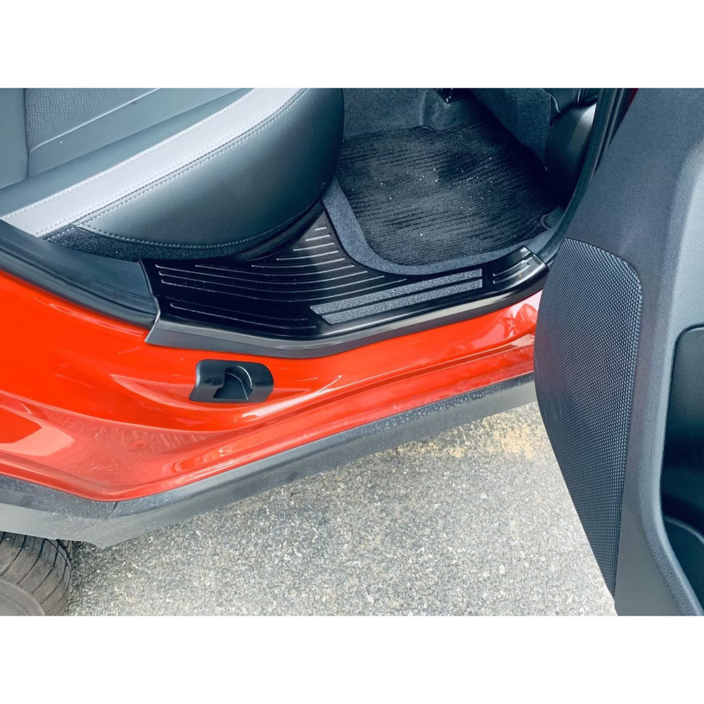Fit for Subaru New Crosstrek 2024 Inside Door Sill Scuff Plate Guard Cover Trim Stainless Steel