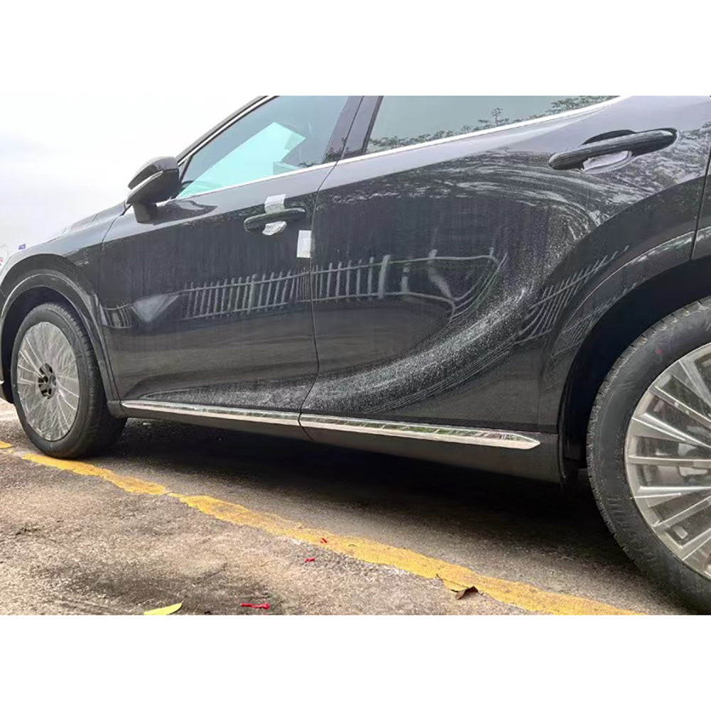 Fit for Lexus RX RX350 RX350h RX500h F Sport 2023 2024 2025 2026 Door Body Side Skirt Molding Cover Trims ABS