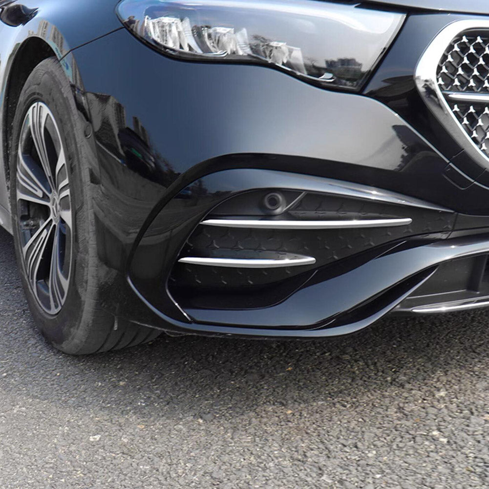 Fit for Mercedes-Benz E-Class W214 E200 E300 E450 2023 2024 2025 Front Fog Light Grill Mesh Cover Trims