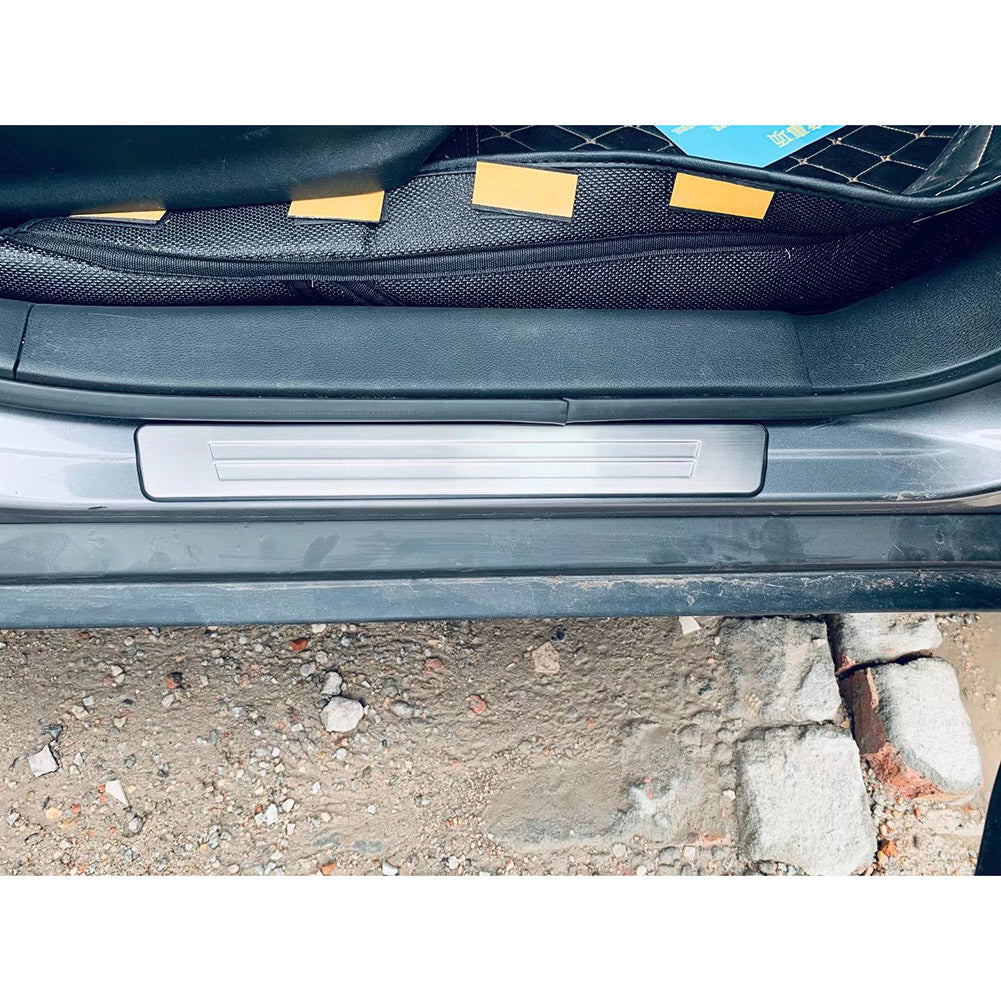 Fit for Nissan Kicks 2024 2023 2022 2021 Door Sill Scuff Plate Guard Cover Trim Sport Style