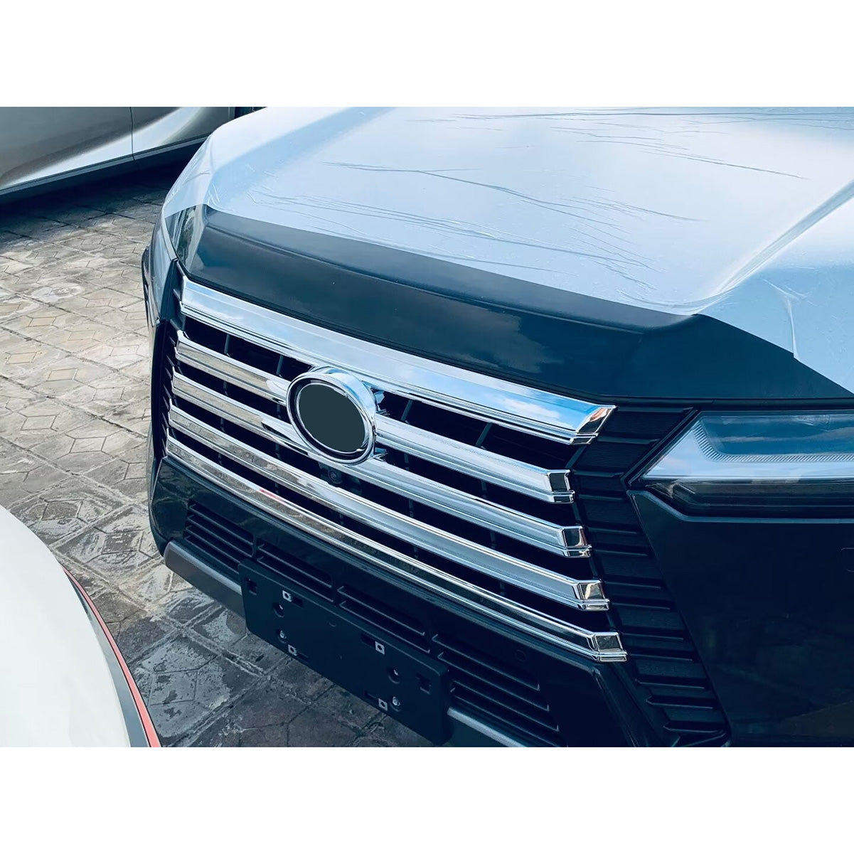 Fit for Lexus New GX GX550 2024 2025 Front Grill Grilled Cover Trim Trims Chrome