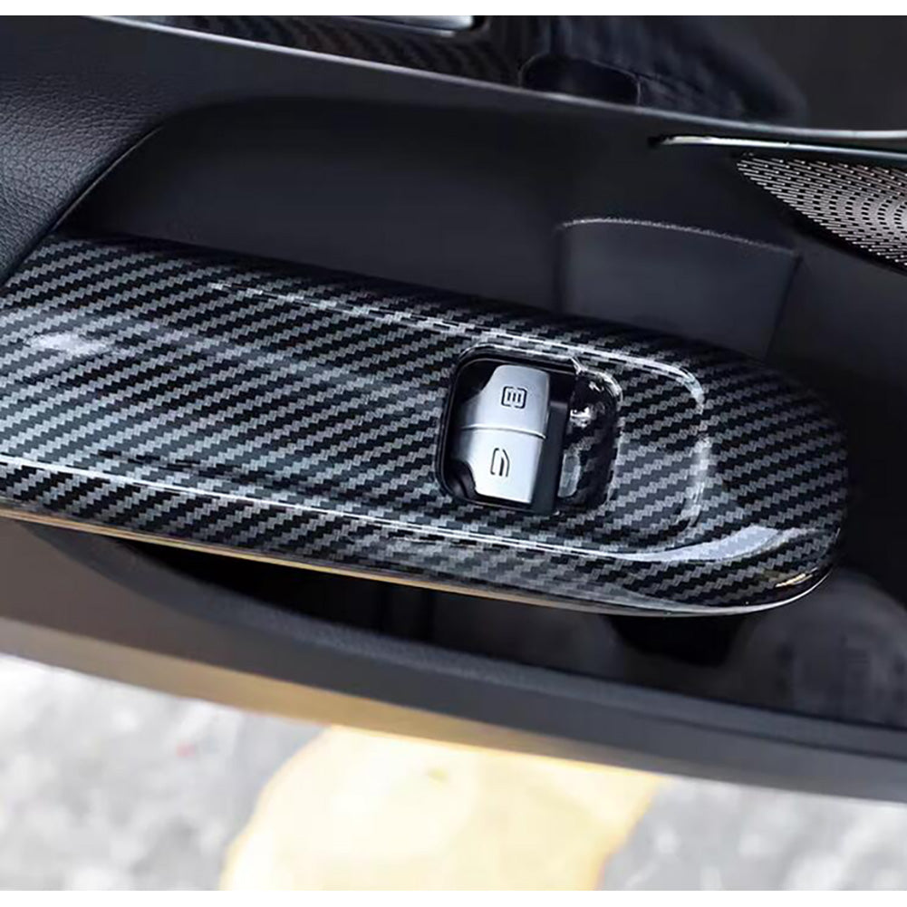 Fit for Mercedes-Benz 2022 2023 C-Class C300 C200 C220d AMG Interior Window Switch Plate Panel Cover Trims
