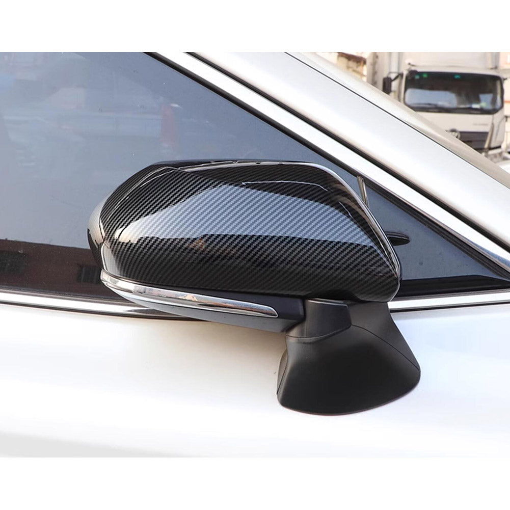 Fit for Toyota New Camry 2024 2025 2026 Rear View Mirror Guard Cover Trims Carbon Fiber Pattern