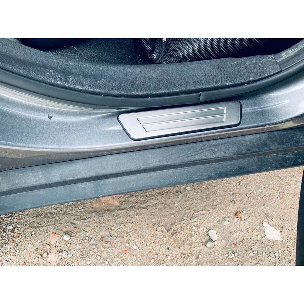 Fit for Nissan Kicks 2024 2023 2022 2021 Door Sill Scuff Plate Guard Cover Trim Sport Style