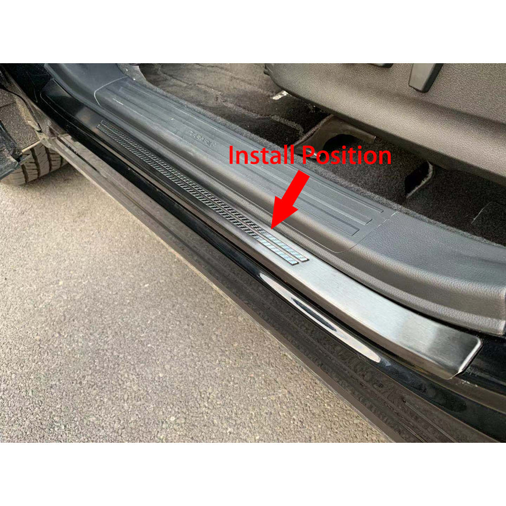 Fit for Subaru New Forester 2025 Outside Door Sill Scuff Plate Guard Cover Trims Stainless