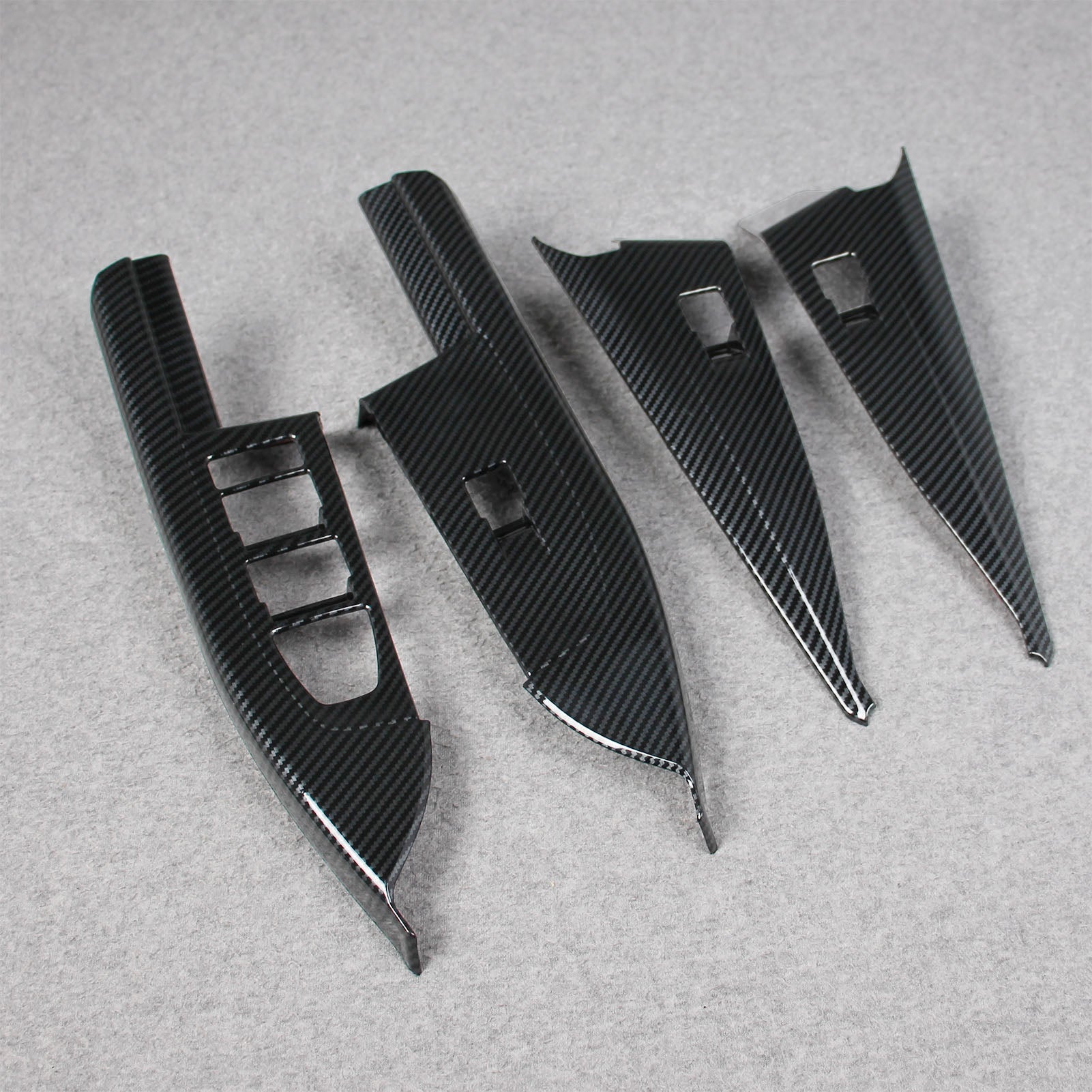 Fit for BMW 5 Series Sedan (G60) 530i 540i 2024 2025 Interior Window Switch Plate Panel Cover Trims