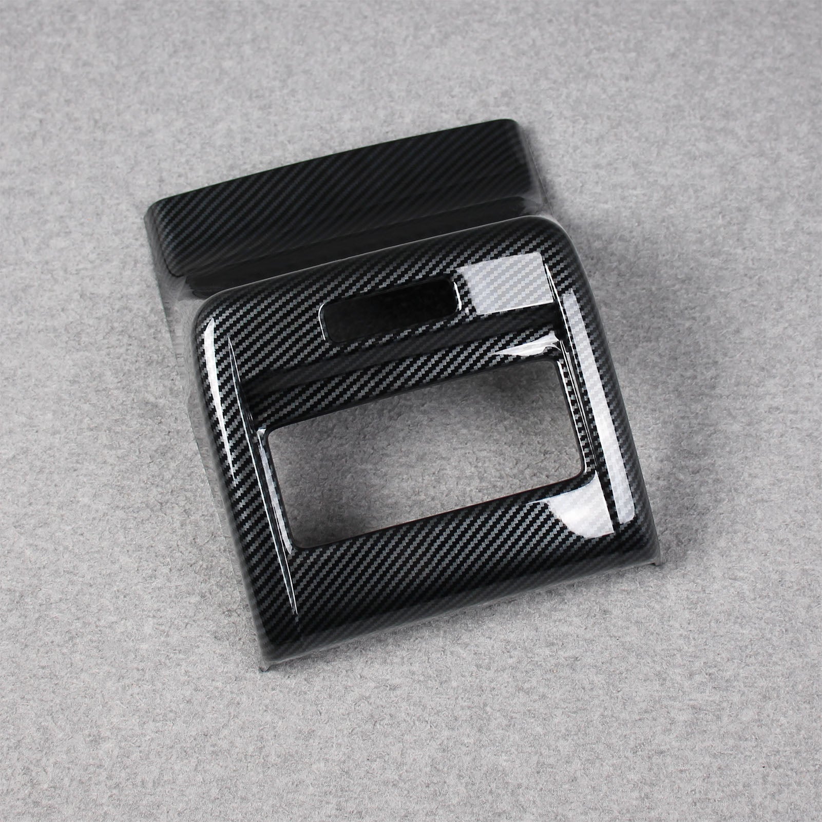 Fit for Toyota New Camry 2024 2025 2026 Interior Rear Seat Air Condition Vent Outlet Cover Trims Carbon Fiber Pattern