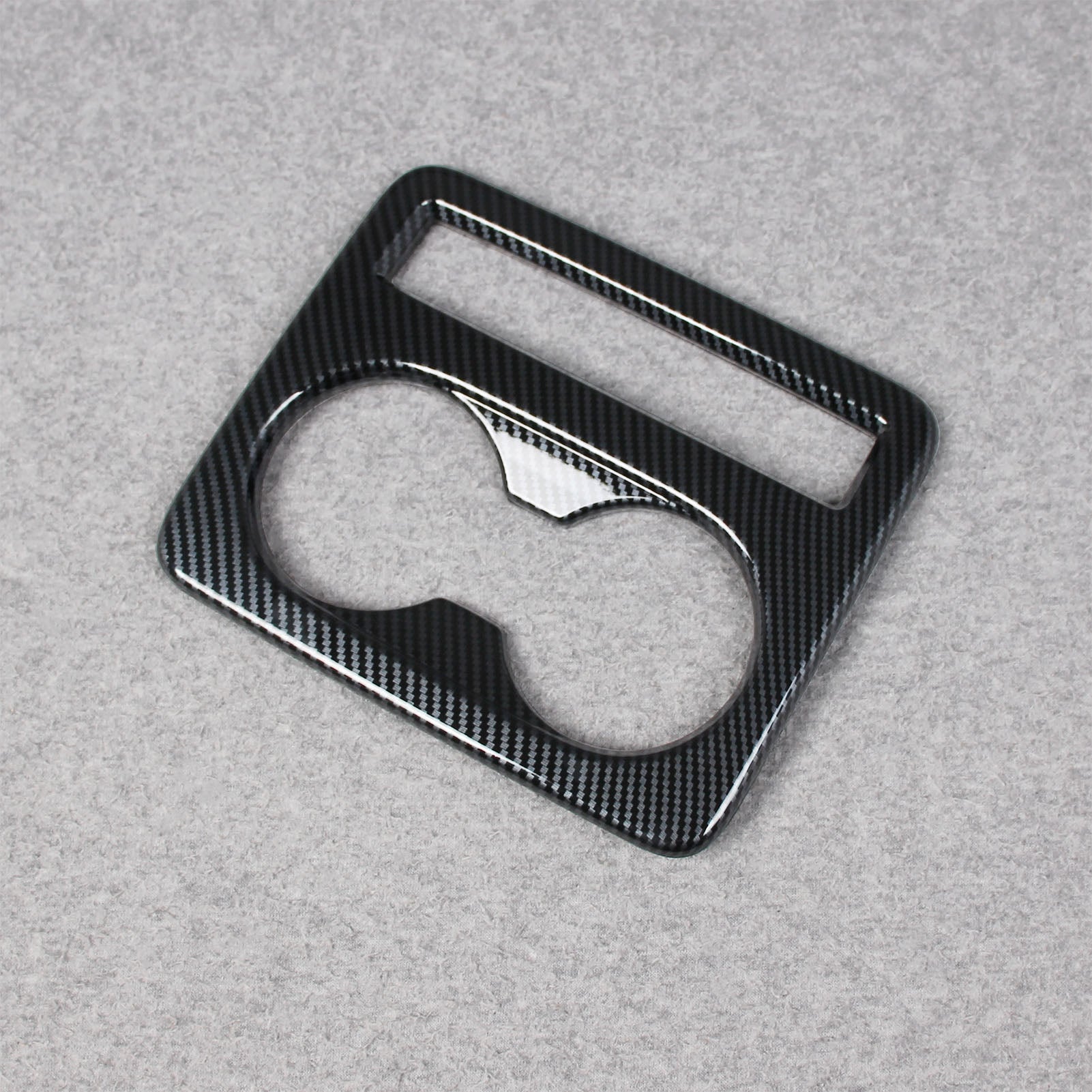 Fit for Toyota New Camry 2024 2025 2026 Interior Rear Seat Cup Holder Cover Trim Carbon Fiber Pattern