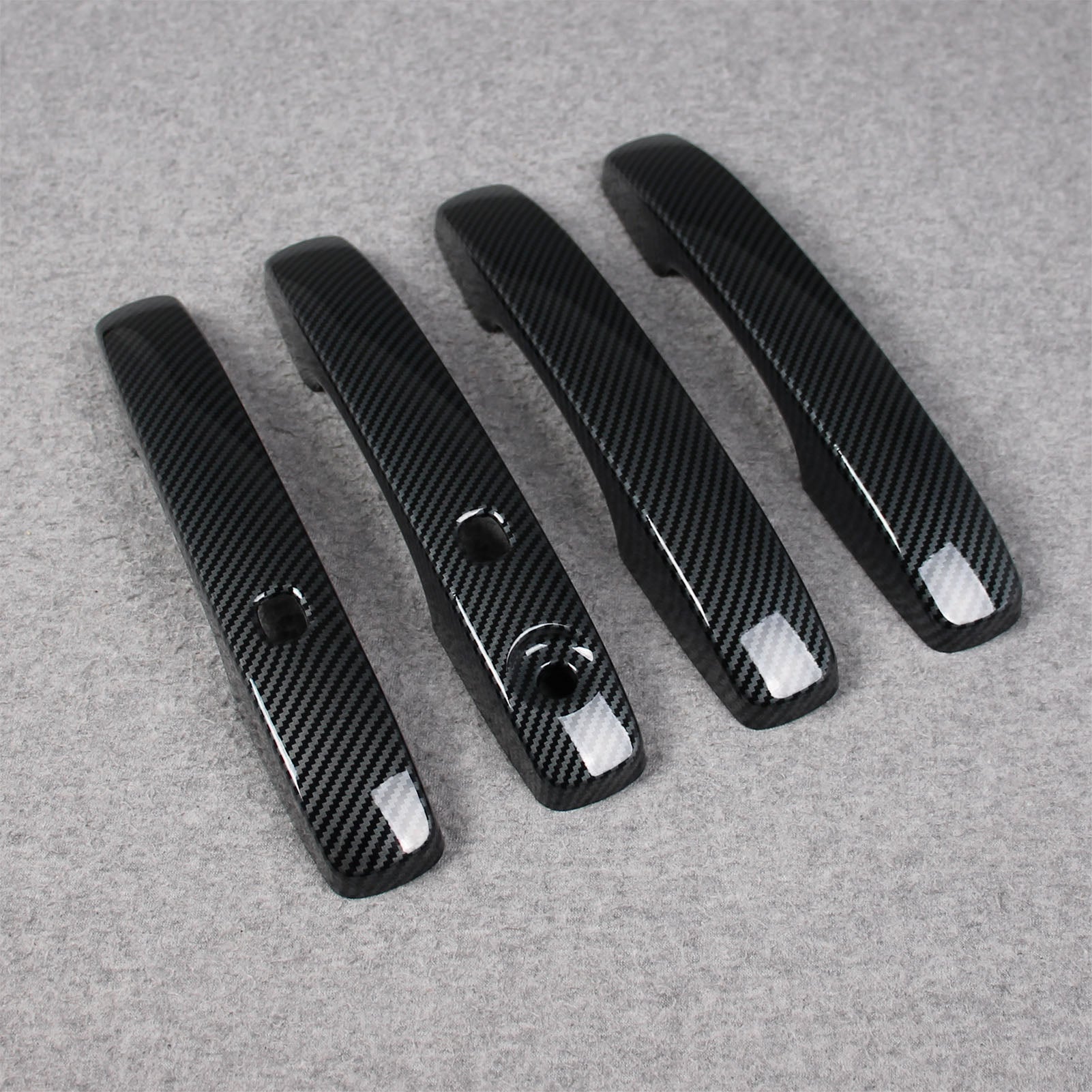 Fit for Ford Ranger 2024 2025 Door Handle Cover Trims Carbon Fiber Pattern