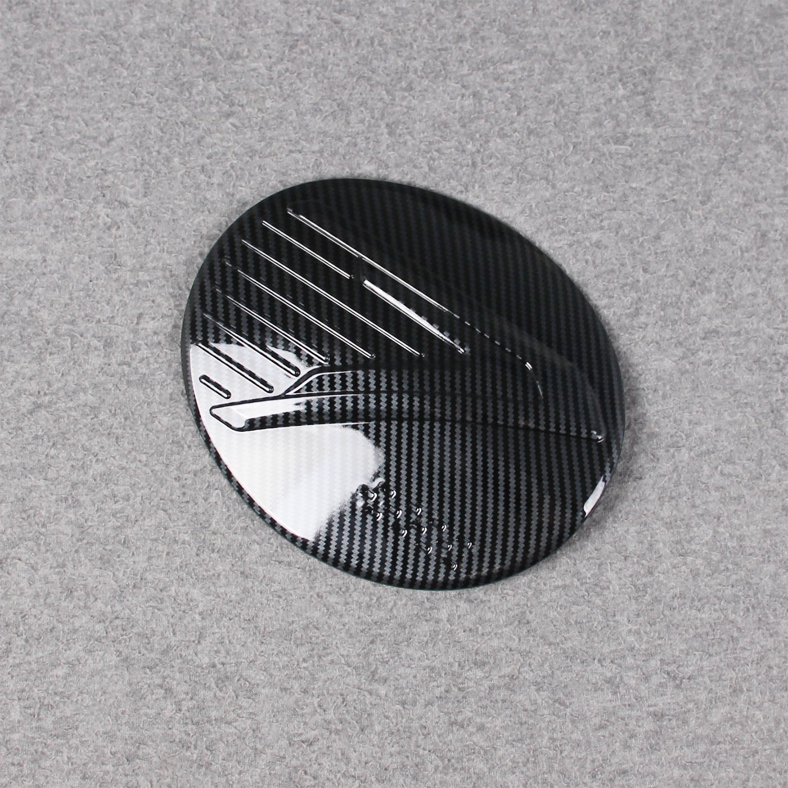 Fit for Subaru Crosstrek 2024 Fuel Gas Tank Cap Cover Trim Carbon Fiber Pattern