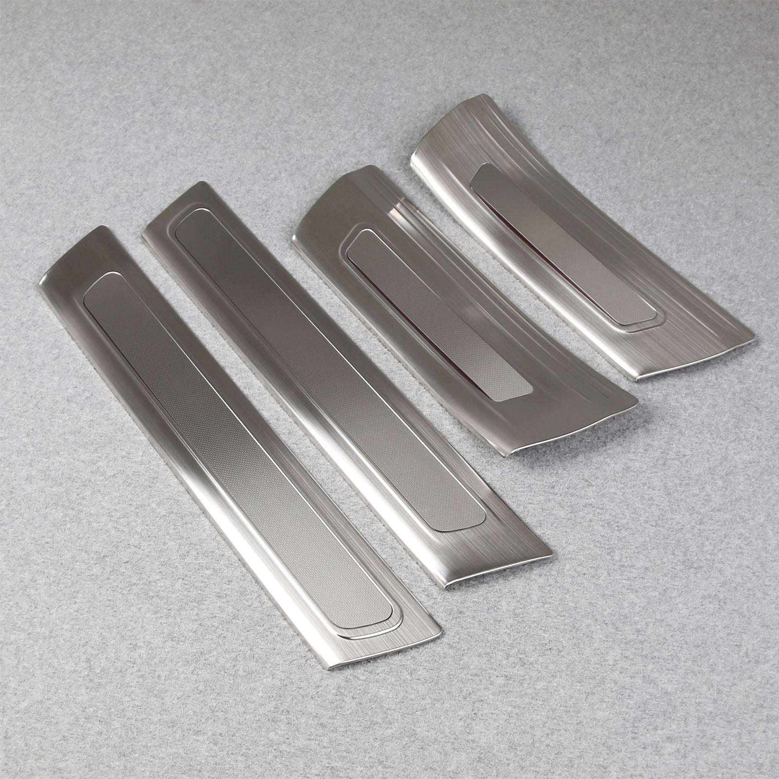 Fit for Jeep New Grand Cherokee 2024 2025 Inside Door Sill Scuff Plate Guard Cover Trims Stainless Steel