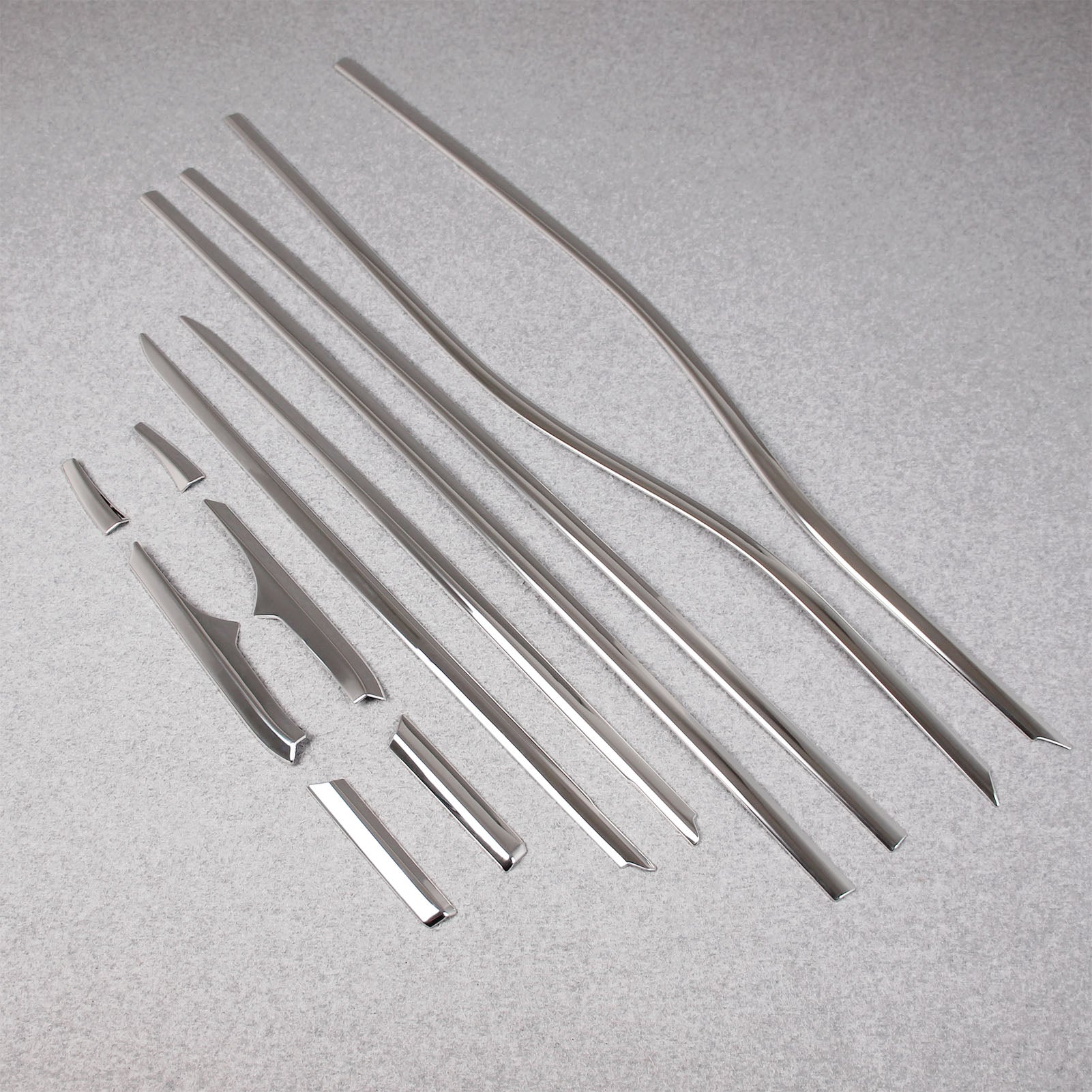 Lexus New GX 550 GX550 2024 2025 Lower Windows Frame Sill Molding Cover Trims Stainless Steel