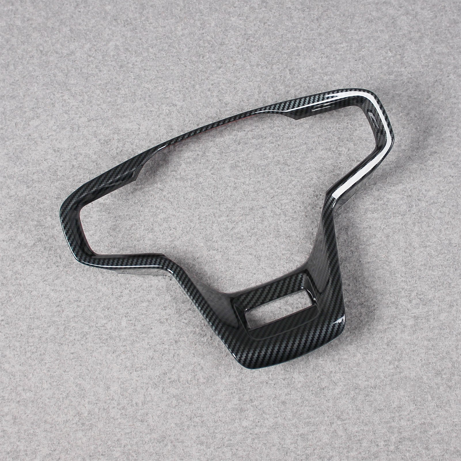 Fit for Ford Bronco 2023 2024 2025 Wheel Steering Trim Panel Cover Trims ABS Carbon Fiber Pattern