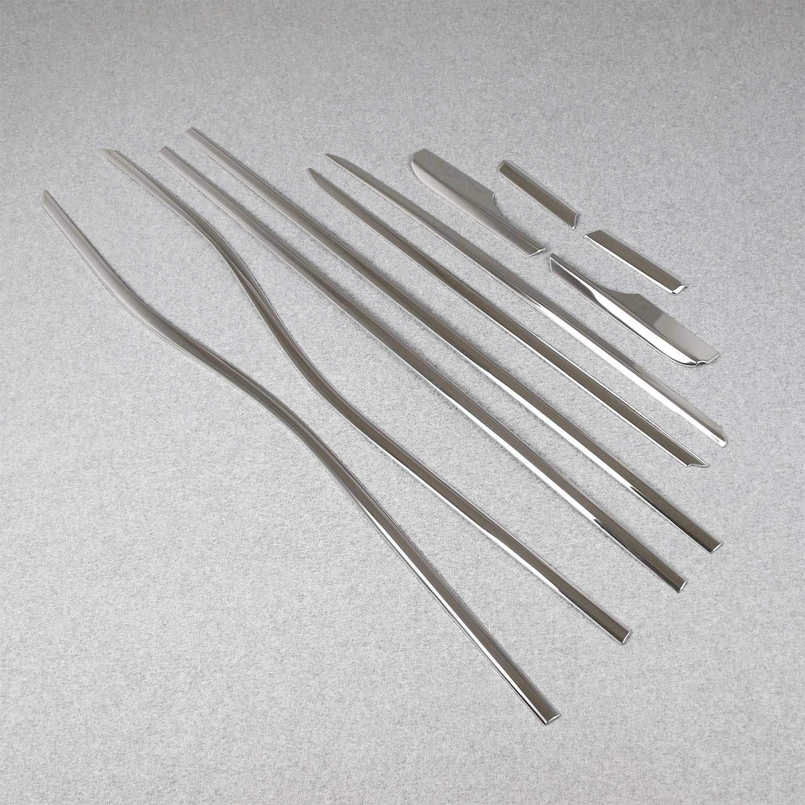 Fit for Toyota New Land Cruiser LC250 2024 2025 2026 Lower Windows Frame Sill Molding Cover Trims Stainless Steel