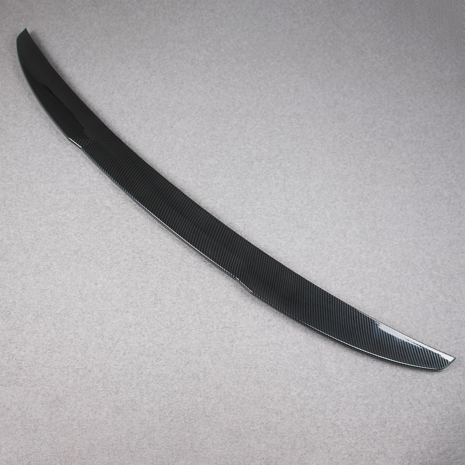 Fit for BMW 5 Series Sedan (G60) 530i 540i 2024 2025 Rear Trunk Wing Spoiler Cover Trim ABS Carbon Fiber Pattern