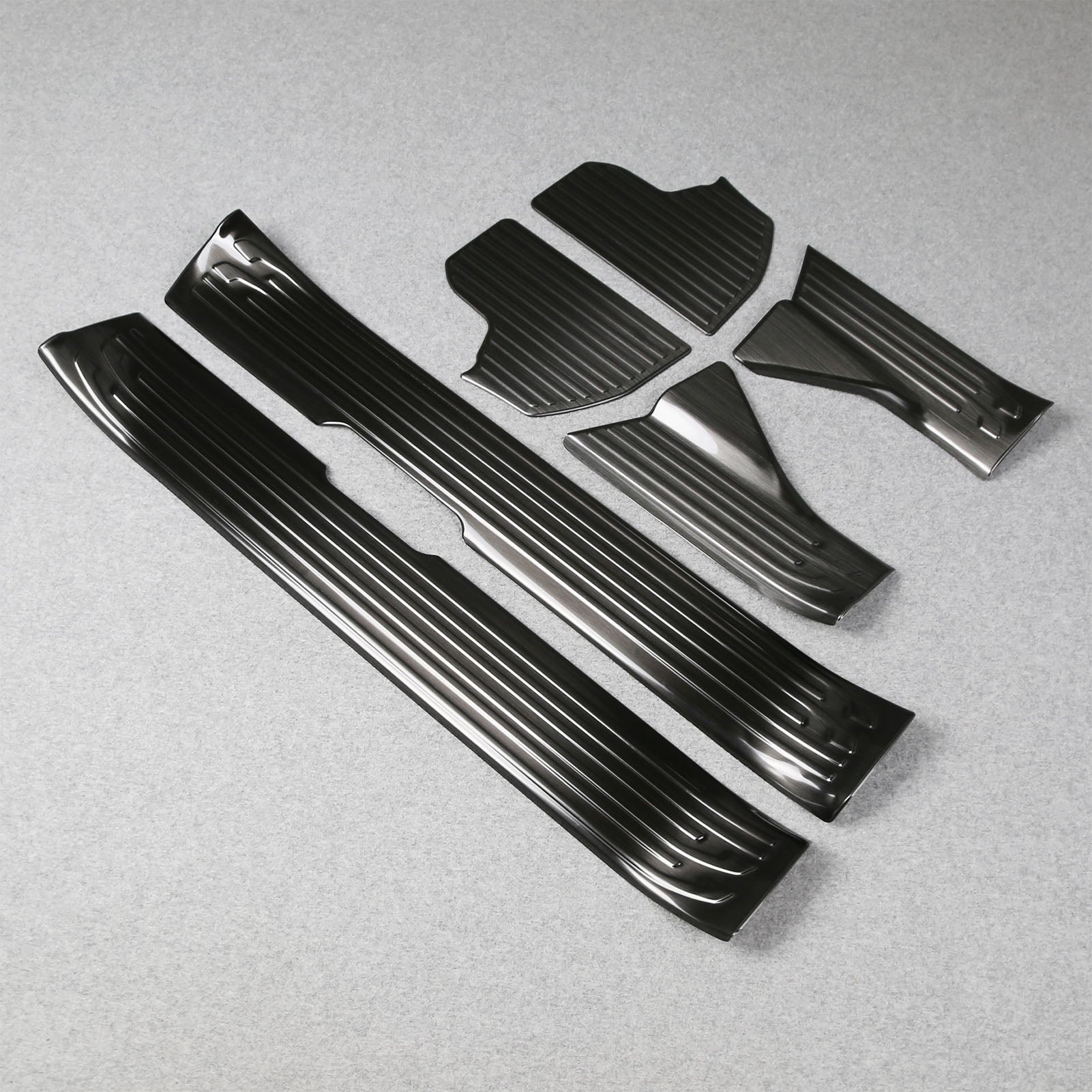 Fit for Toyota 4Runner 2025 2026 Inside Door Sill Scuff Plate Guard Cover Trims Stainless Steel