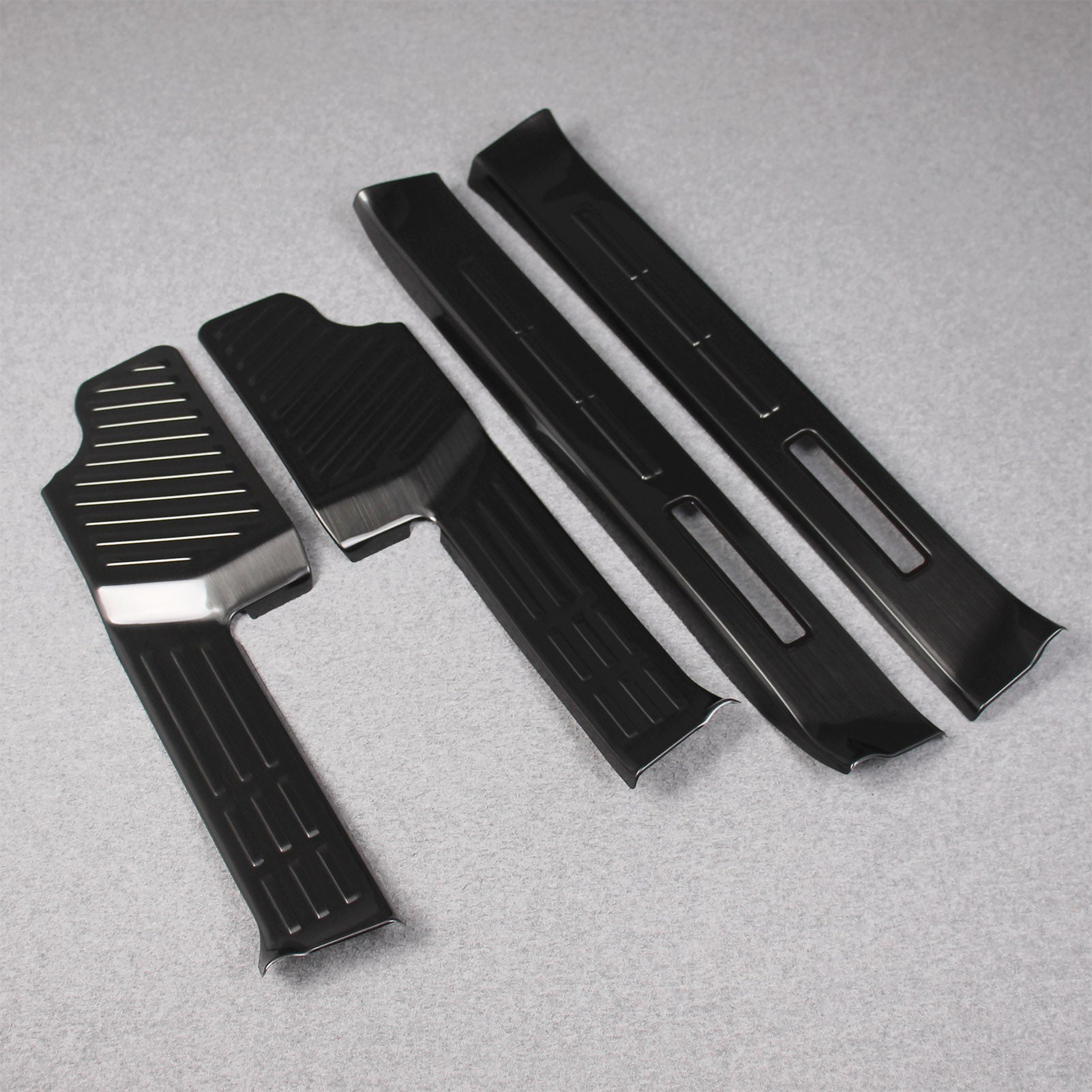 Fit for Lexus New GX GX550 Inside Door Sill Scuff Plate Guard Cover Trims Stainless Steel