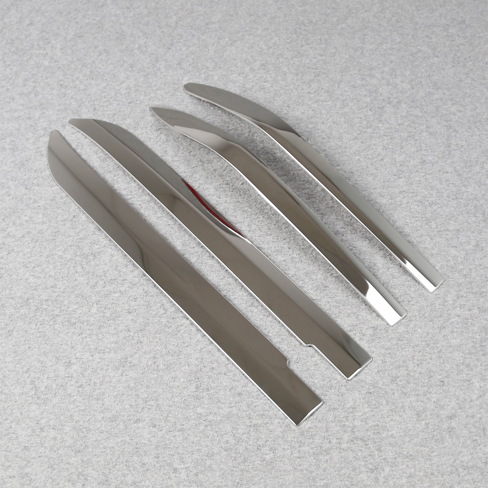 Fit for Subaru New Forester 2025 2026 Front+Rear Bumper Corner Protection Cover Trims Stainless Steel