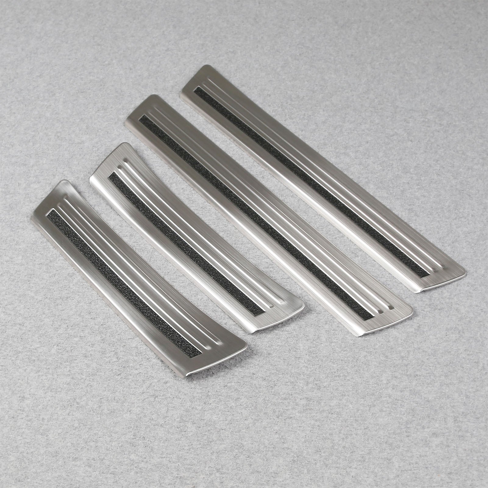 Fit for Jeep New Grand Cherokee 2024 2025 Outside Door Sill Scuff Plate Guard Cover Trims Stainless Steel