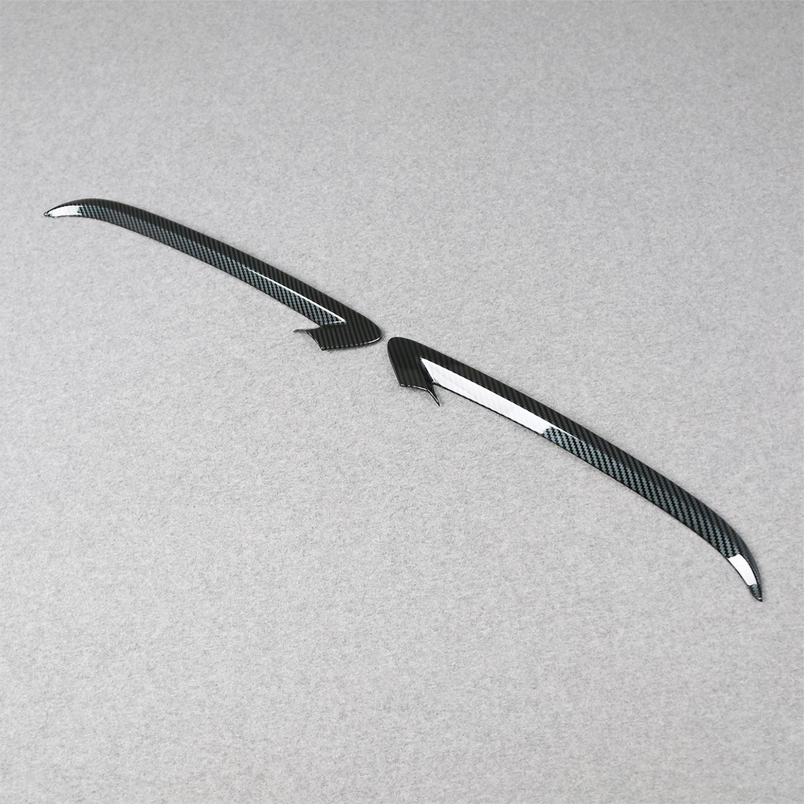 Fit for Ford New Mustang 2024 2025 2026 Rear Fog Light Cover Trims Carbon Fiber Pattern Design