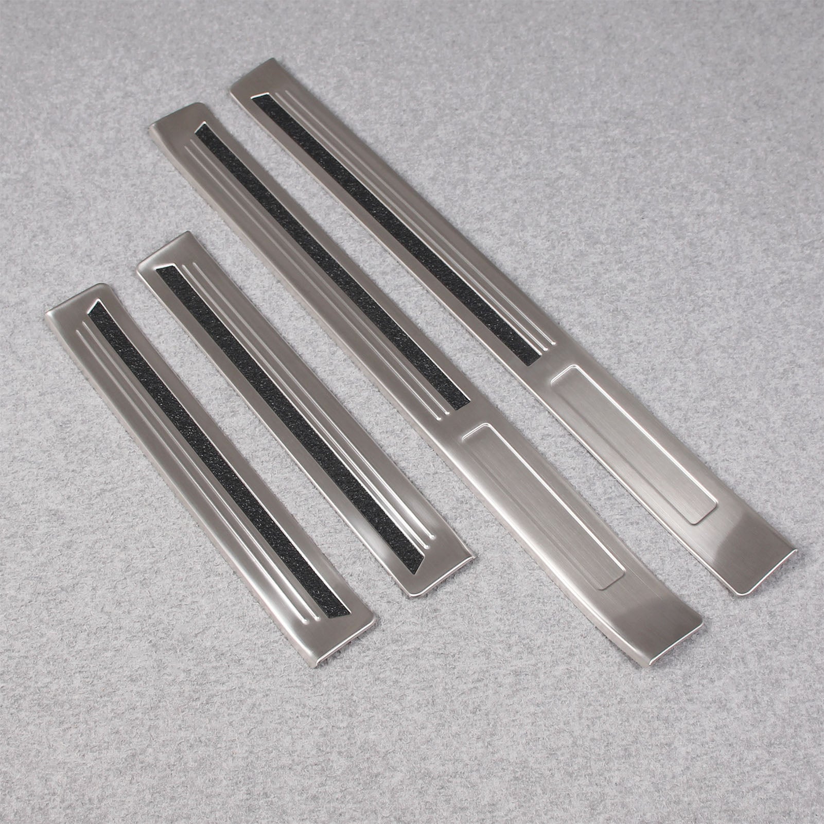 Fit for Lexus New GX GX550 / Toyota Land Cruise LC250 2024 2025 2026 Outside Door Sill Scuff Plate Guard Cover Trims Stainless Steel