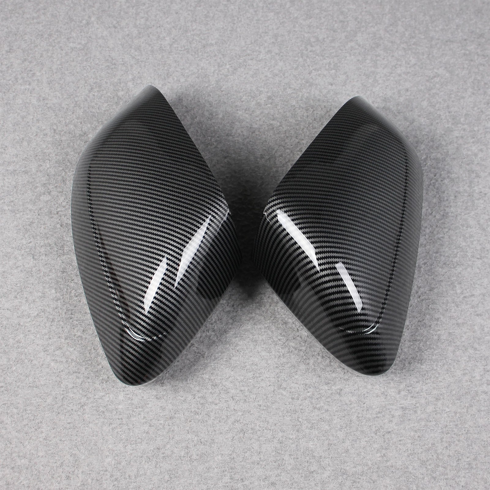 Fit for BMW 5 Series Sedan (G60) 530i 540i 2024 2025 Rear View Mirror Cover Trims Carbon Fiber Pattern