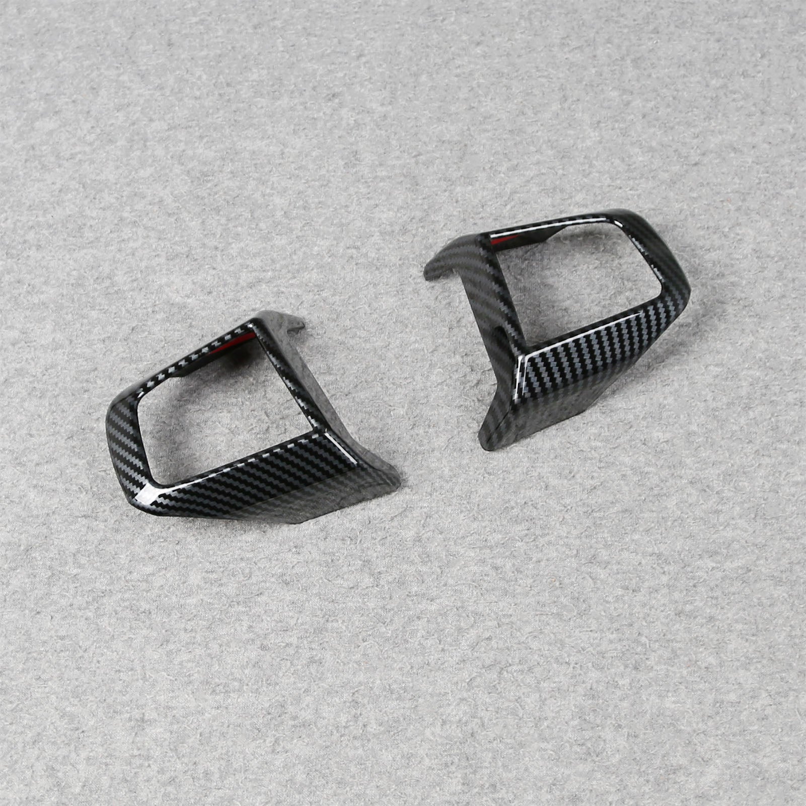 Fit for 2025 2026 New MINI Cooper/MINI Cooper S Wheel Steering Trim Panel Cover Trims ABS Carbon Fiber Pattern