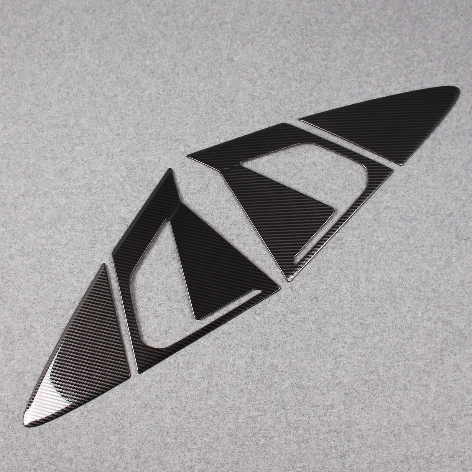 Fit for Toyota New Prius 2023 2024 2025 2026 Rear Door Handle Cover Rear Spoiler Wing Side Beveled Window Cover Trims