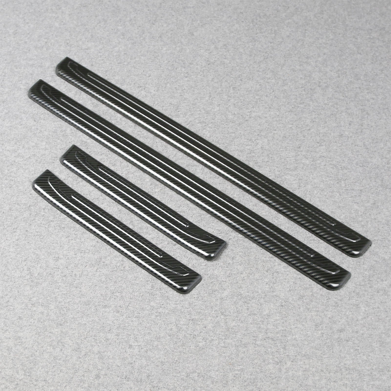 Fit for Toyota 4Runner 2025 2026 Outside Door Sill Scuff Plate Guard Cover Trims Stainless Steel