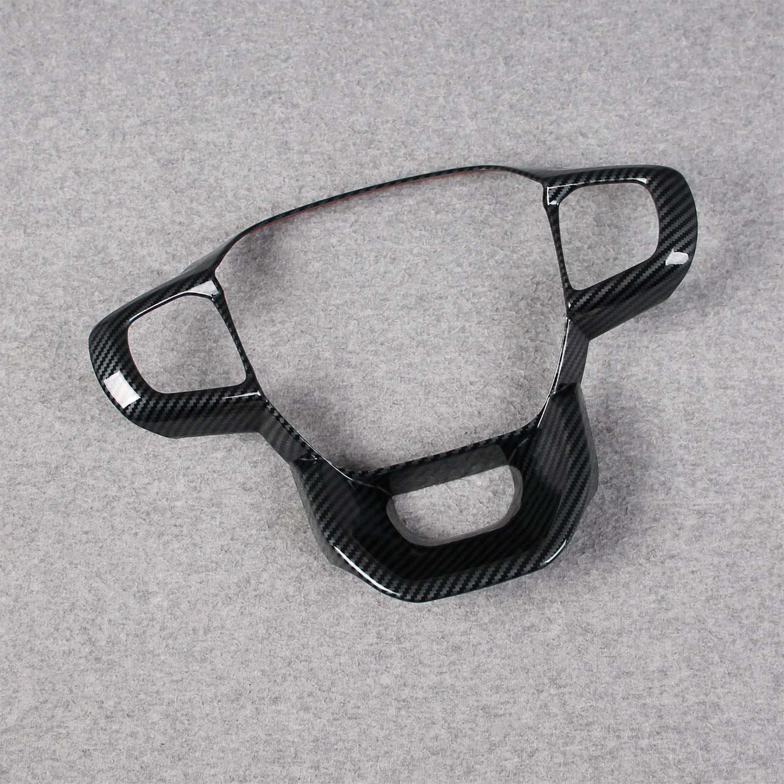 Fit for Ford Ranger 2024 Wheel Steering Trim Panel Cover Trims ABS Carbon Fiber