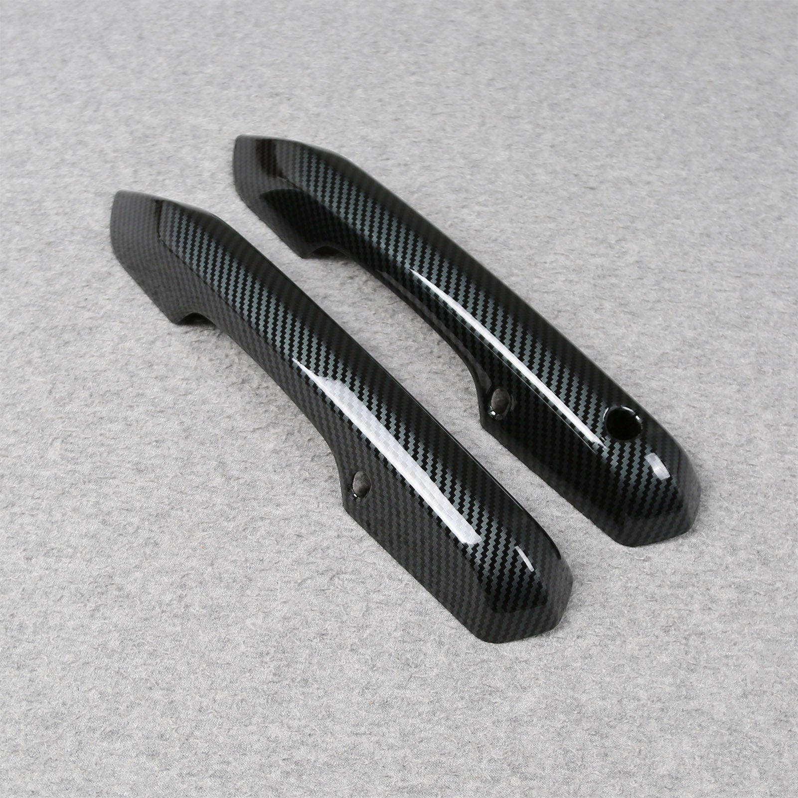 Fit for Ford New Mustang 2024 2025 Door Handle Cover Trims ABS Carbon Fiber Pattern