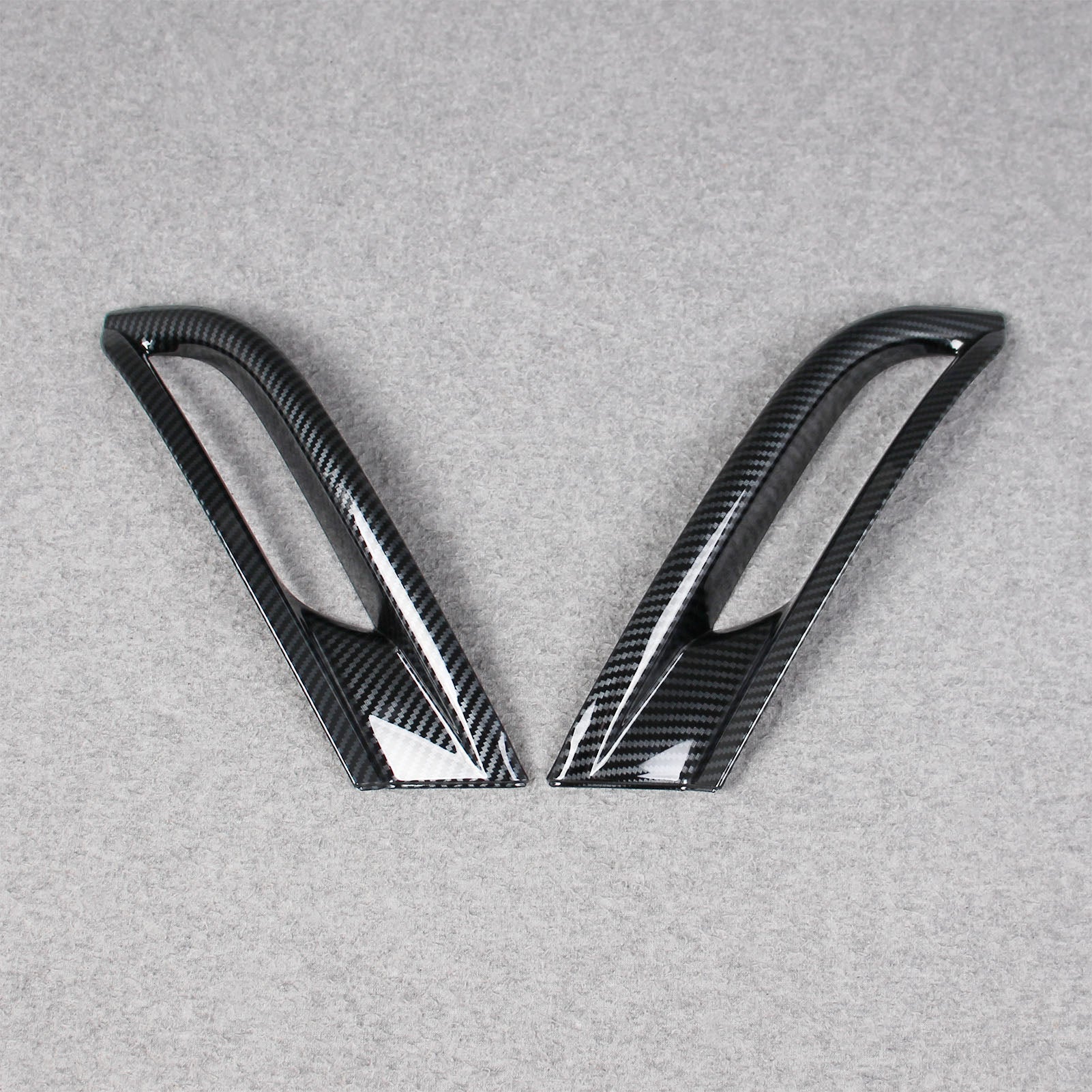 Fit  for Toyota New Camry 2024 2025 2026 LE Model Rear Fog Light Cover Trims Carbon Fiber Pattern Design