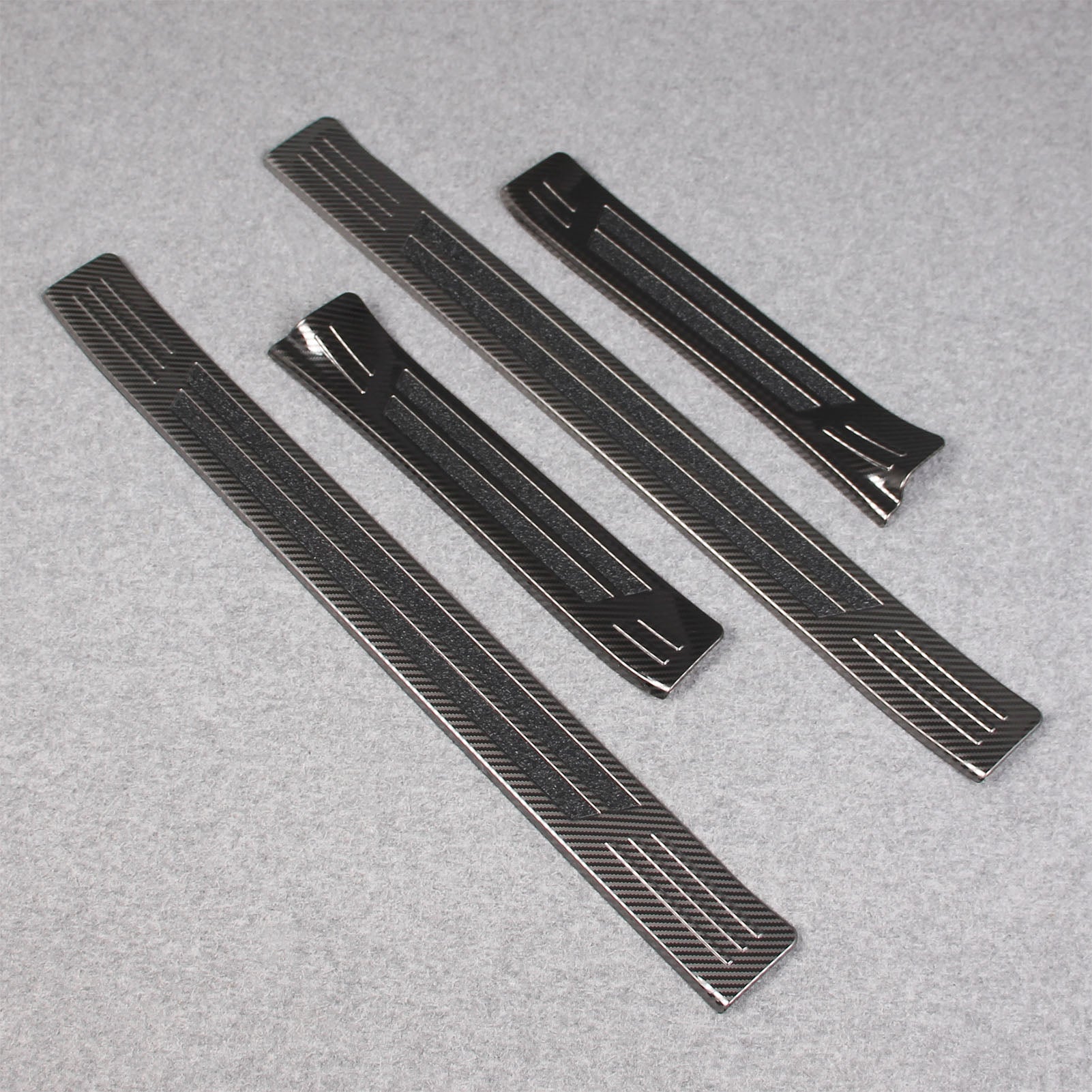 Fit for Subaru New Crosstrek 2024 Outside Door Sill Scuff Plate Guard Cover Trim Sport Style Stainless Steel