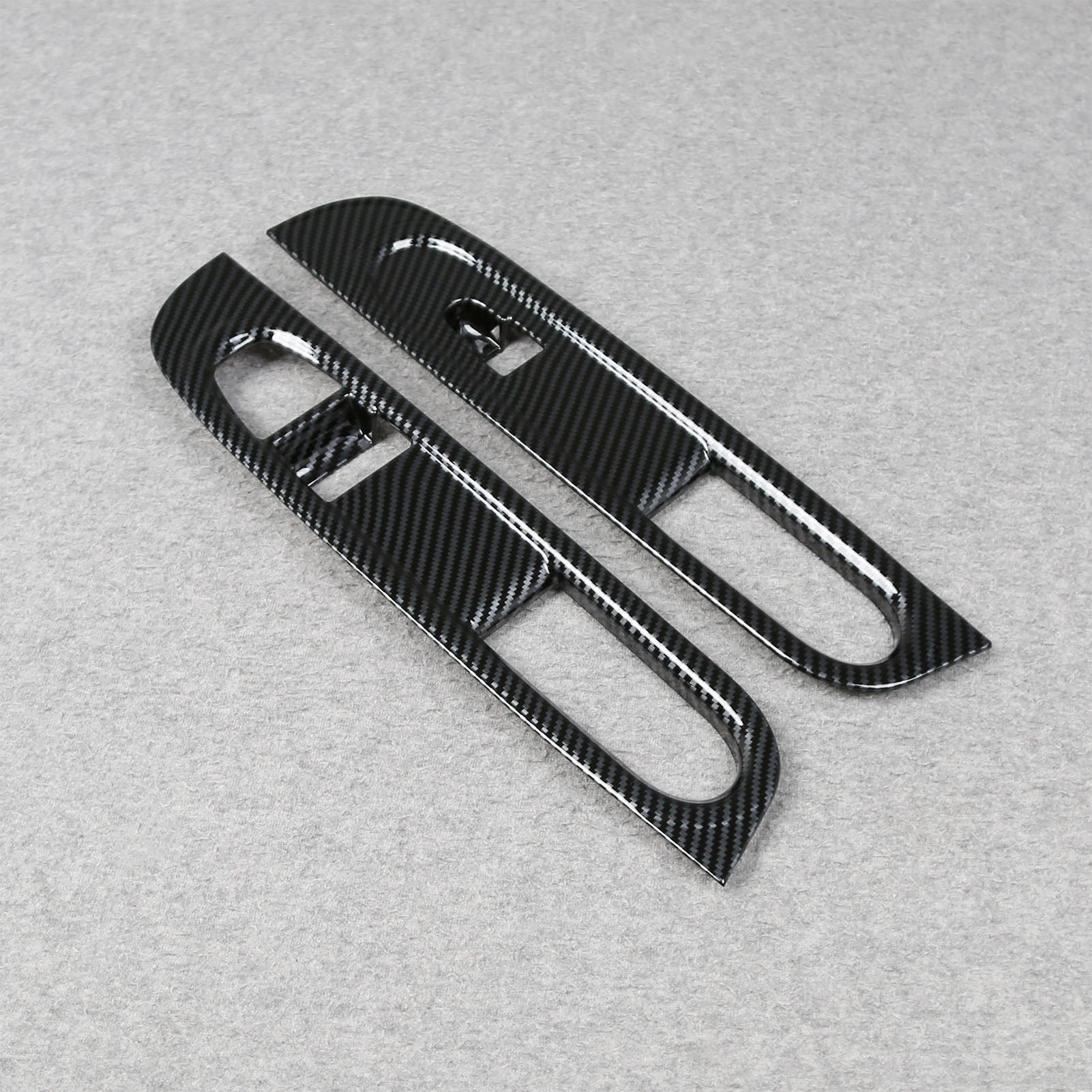 Fit for 2025 2026 New MINI Cooper/MINI Cooper S Interior Window Switch Plate Panel Cover Trims Carbon Fiber Pattern (for 2 Door Model)