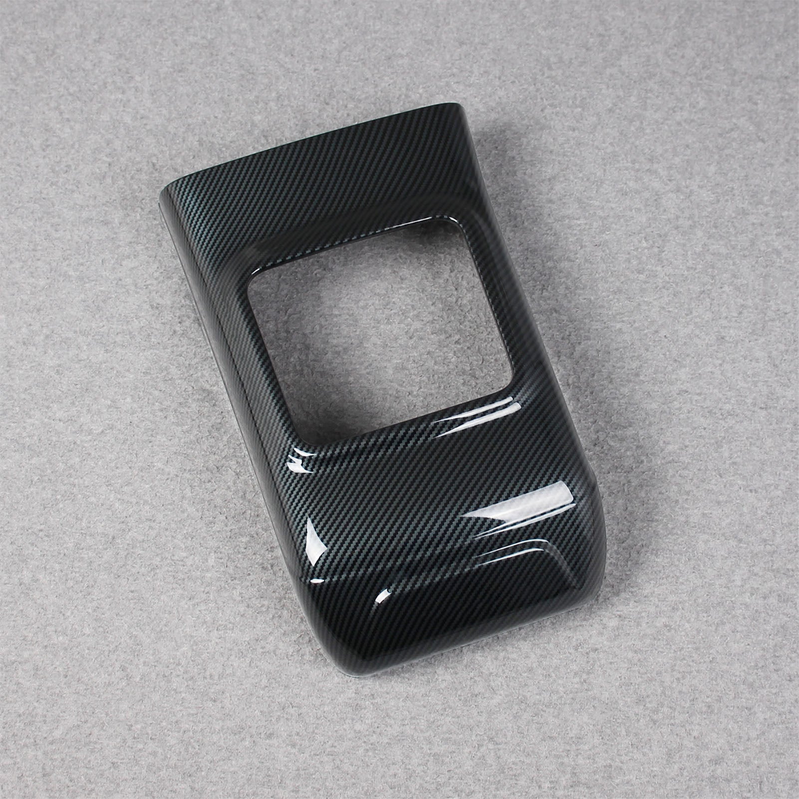 Fit for Ford Bronco 2023 2024 2025 Interior Rear Seat Air Condition Vent Outlet Cover Trims Carbon Fiber Pattern