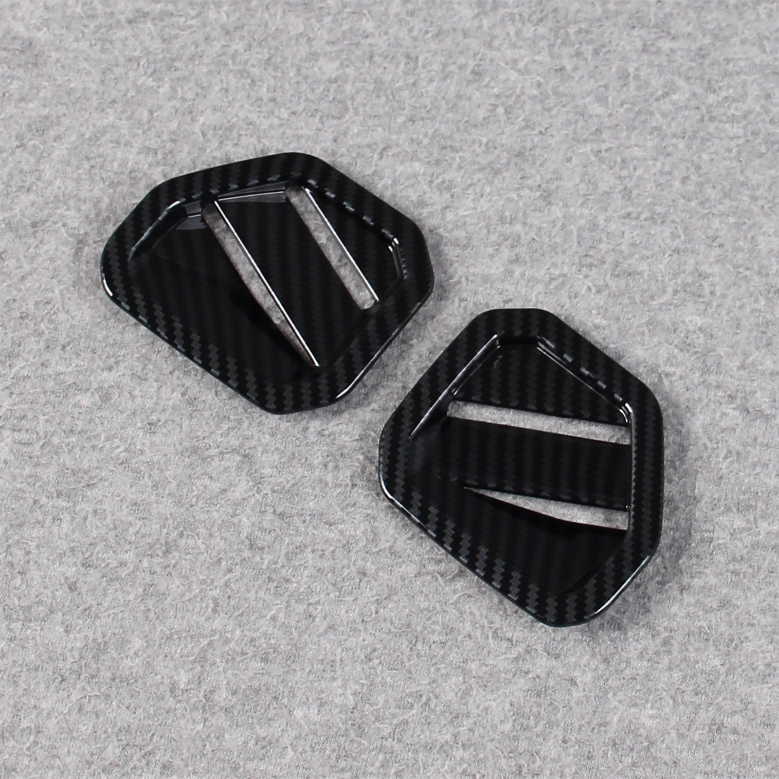 Fit For Toyota Tundra 2022 2023 2024 2025 Interior Front Air Condition Vent Outlet Cover Trims Carbon Fiber Pattern (Front upper)