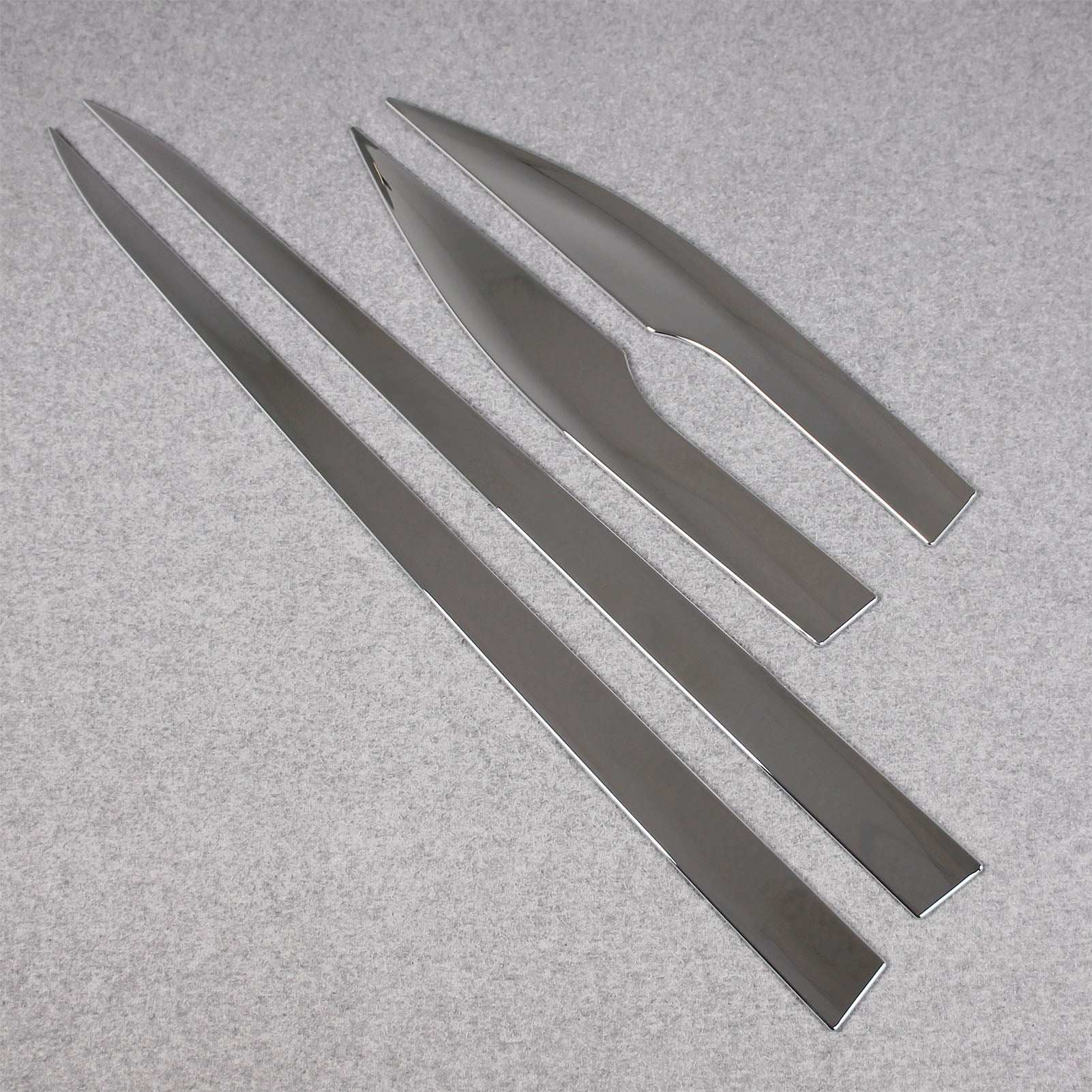 Fit for Toyota Crown 2023 2024 Chrome Body Side Door Molding Cover Trims